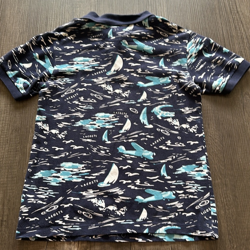 LACOSTE| boys polo shirt 12 - Picture 6 of 7